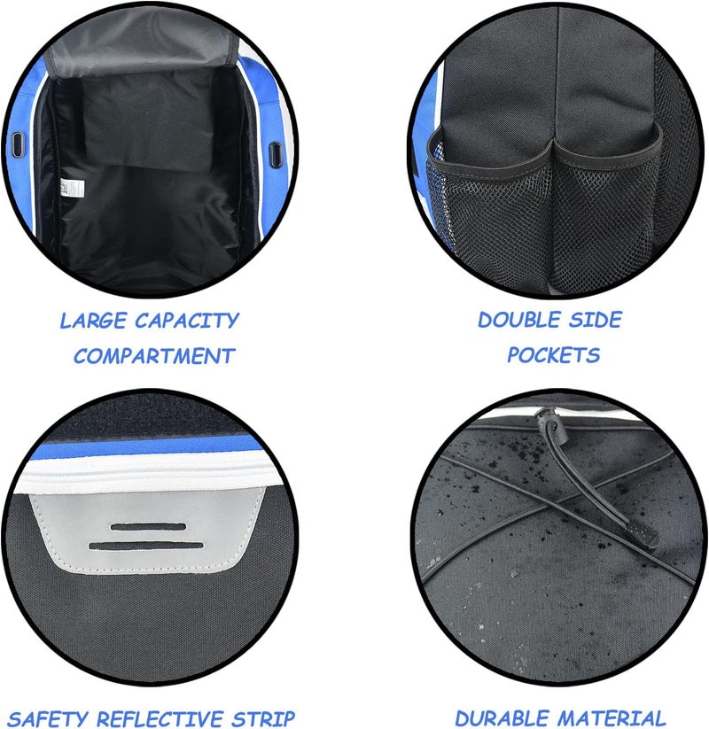WOLT Youth Baseball Bag - Bat Backpack for Baseball, T-Ball & Softball Equipment & Gear, Bat & Glove Holder, Large Main Compartment for Helmet & accessories, Separate Shoes Compartment, Fence Hook - Image 5